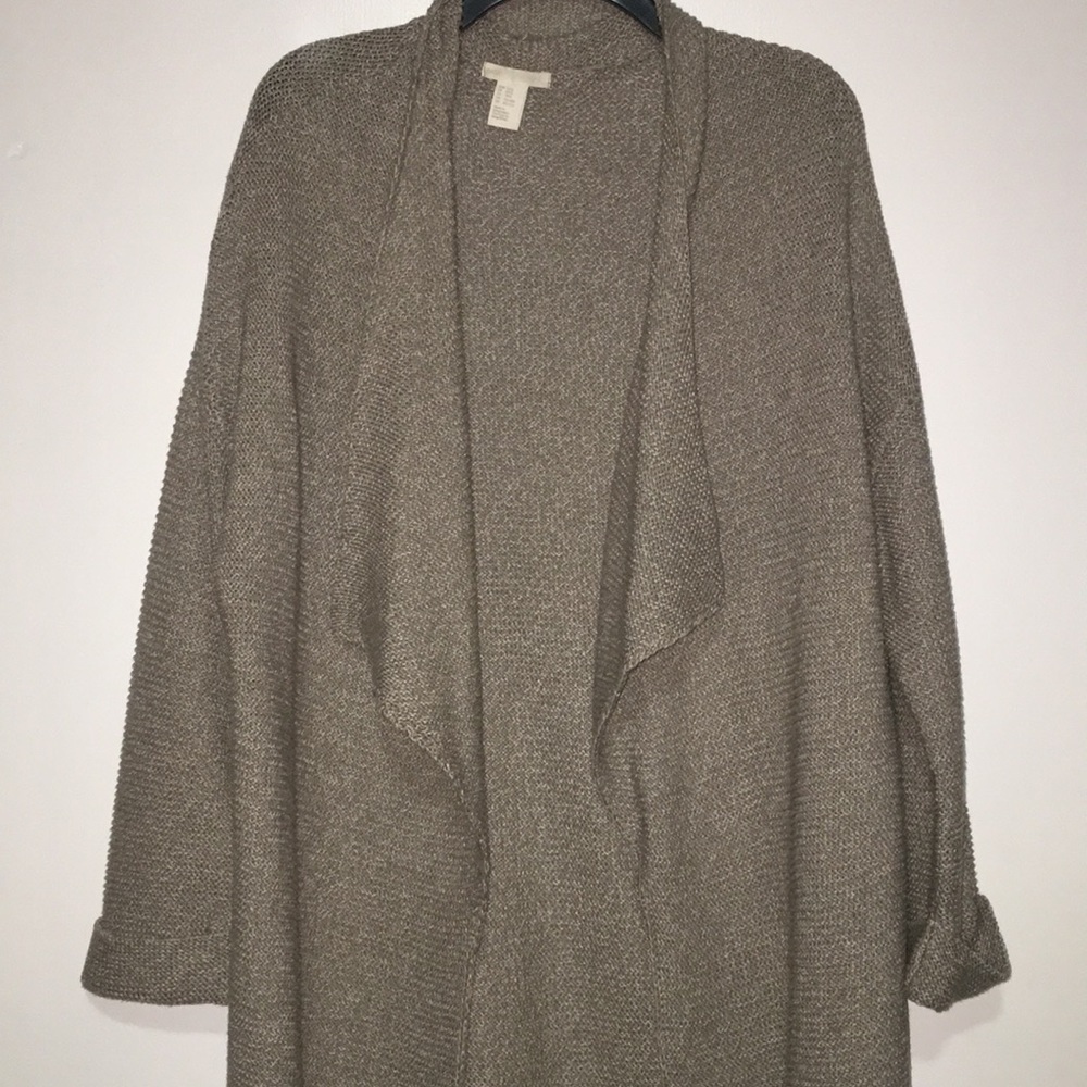 H&M beige long sweater